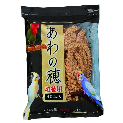 アラタ 粟の穂　小鳥用 お徳用400g 【鳥 フード】