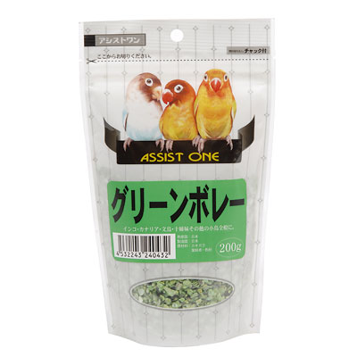 アラタ アシストONE　グリーンボレー 200g【鳥 フード】