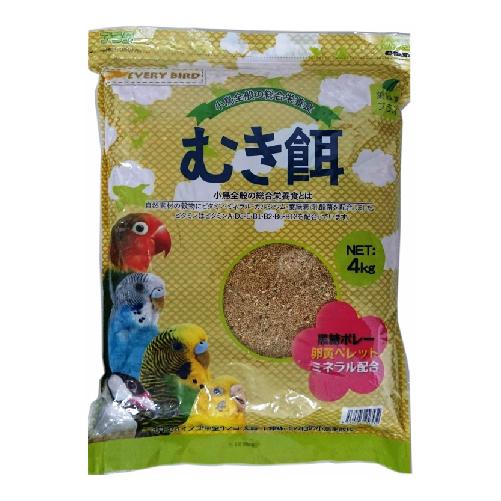 アラタ every　bird　むき餌 4kg【鳥 フード 穀類・ナッツ】