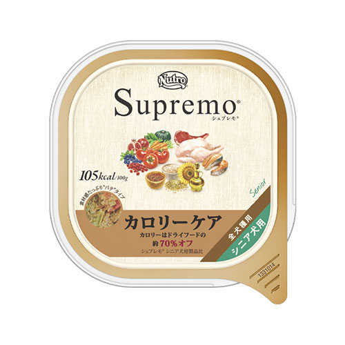 ニュートロ シュプレモ　シニア犬用トレイ 100g【犬 ウェットフード】