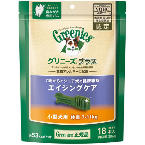ニュートロ グリニーズ+　エイジ小型 7-11kg　18P【犬 おやつ デンタル】