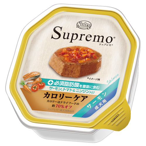 ニュートロ シュプレモ　成犬用トレイ サーモン100g【犬 ウェットフード】