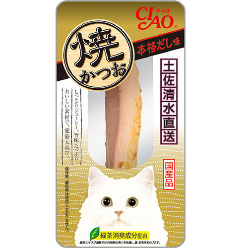 イナバ 焼かつお　本格だし味 1本【猫 おやつ】