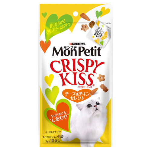 ピュリナ クリスピーキッス チーズ&チキン30g【猫 おやつ スナック】