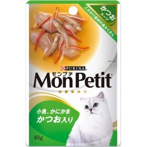 ピュリナ モンプチかつおスープP　かにかま 40g【猫 ドライフード】