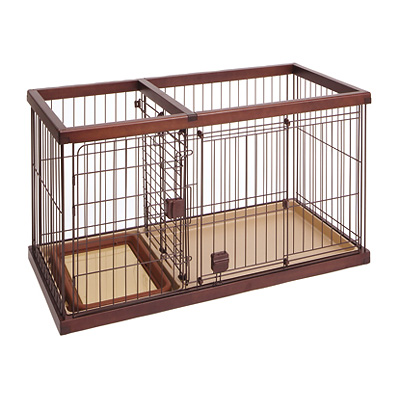 ペティオ ドッグルームサークル　スモール ブラウン【犬 サークル・犬小屋】