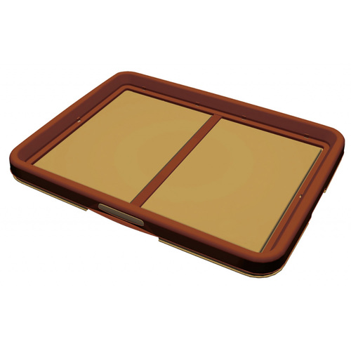 ペティオ ドッグトレー　ワイド ブラウン【犬 トイレ用品】