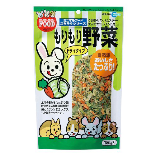 マルカン もりもり野菜 180g　MR-528 【うさぎ フード】