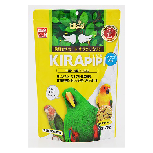 キョーリン キラピピ　インコ大粒 300g 【鳥 フード】