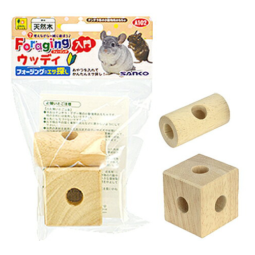 三晃商会 フォージング入門ウッディ　 【小動物・鳥,デグー、チンチラ,おもちゃ】