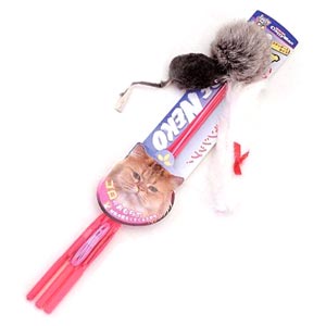 ドギーマン　 じゃれ猫　トリオ 【猫 おもちゃ 猫じゃらし】