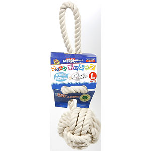 ドギーマン　 コットンボーループ L【犬 おもちゃ】