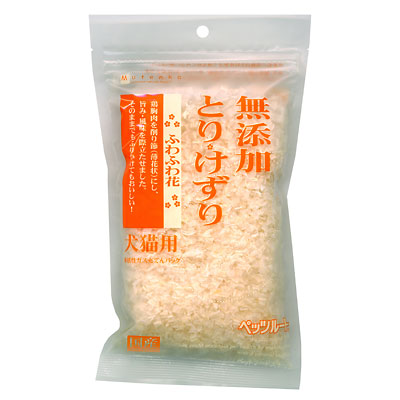 ペッツルート 無添加とりけずり　ふわふわ花 20g【犬 おやつ】